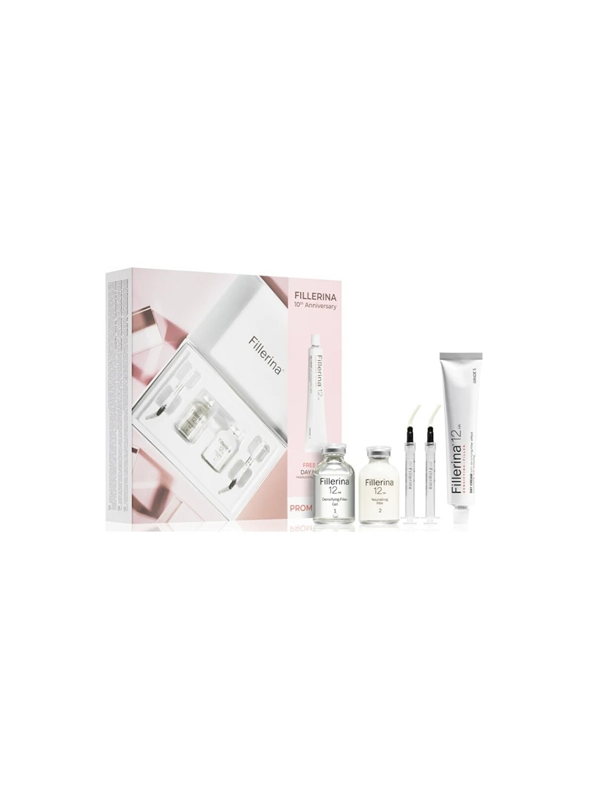 Fillerina Set regalo per la cura della pelle con effetto riempitivo 12HA livello 5 donna