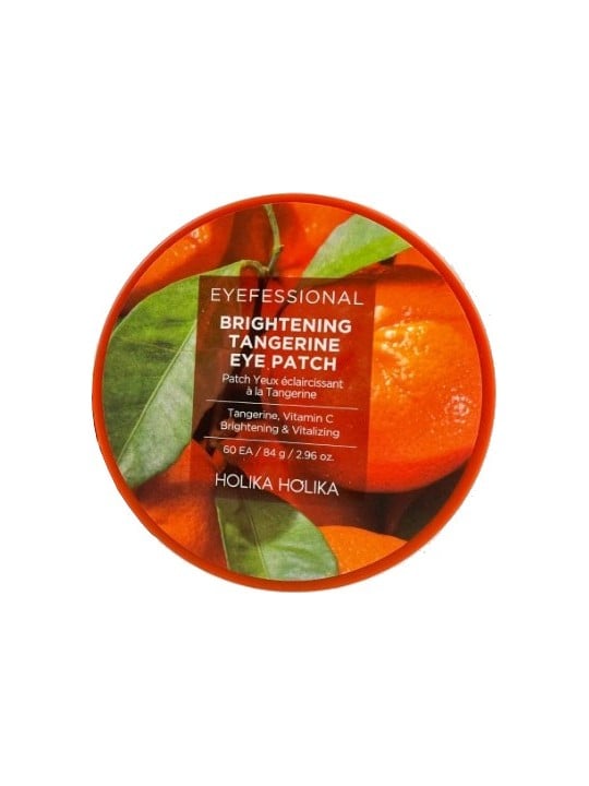 Holika Holika Cerotti illuminanti per gli occhi in idrogel Eyefessional Brightening Tangerine Eye Patch 60 pezzi donna