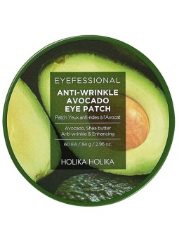 Holika Holika Cerotti oculari idrogel antirughe all'avocado Eyefessional, 60 pezzi donna