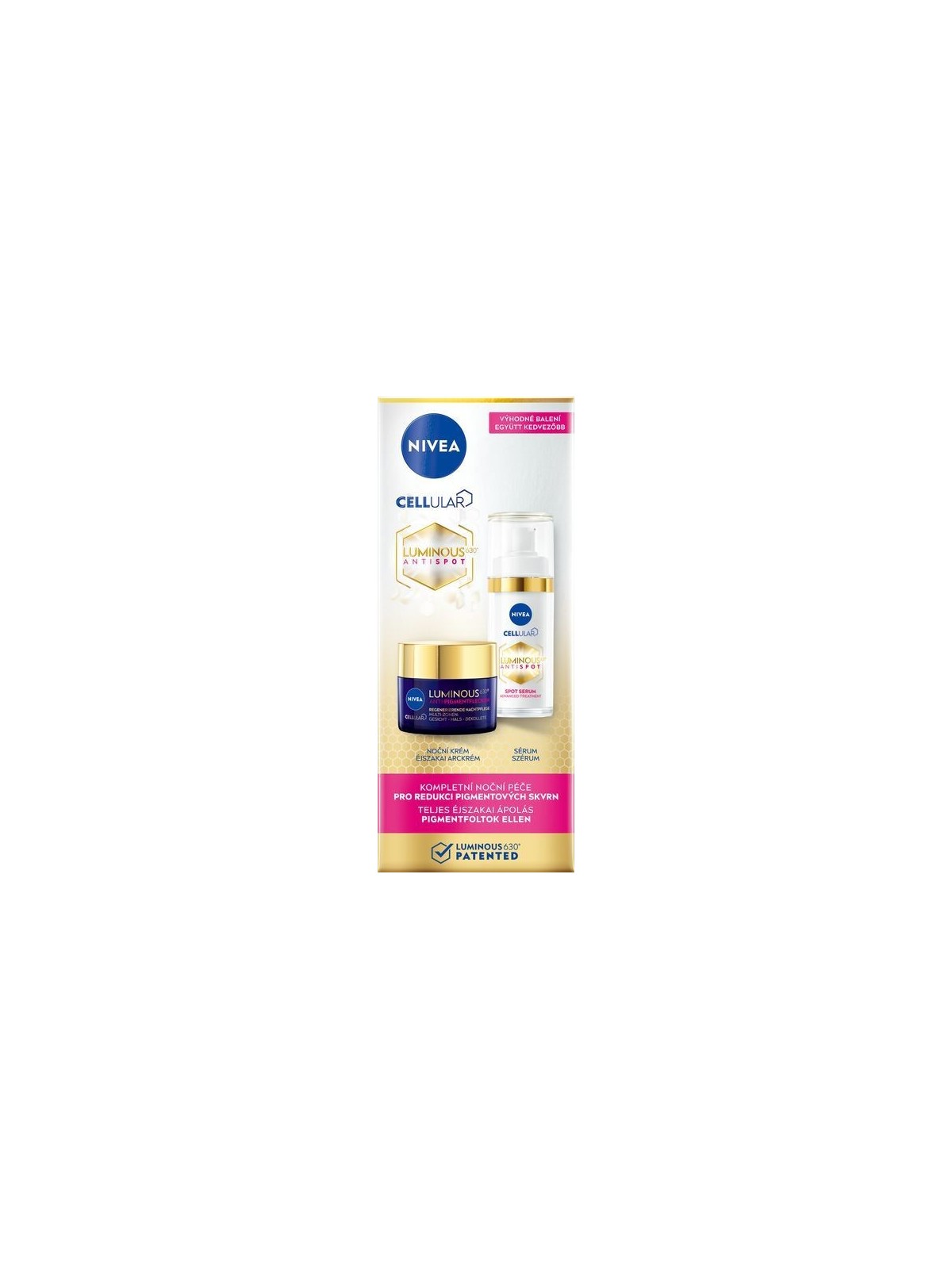 Nivea Cofanetto regalo per la cura della pelle antimacchia Cellular Luminous donna