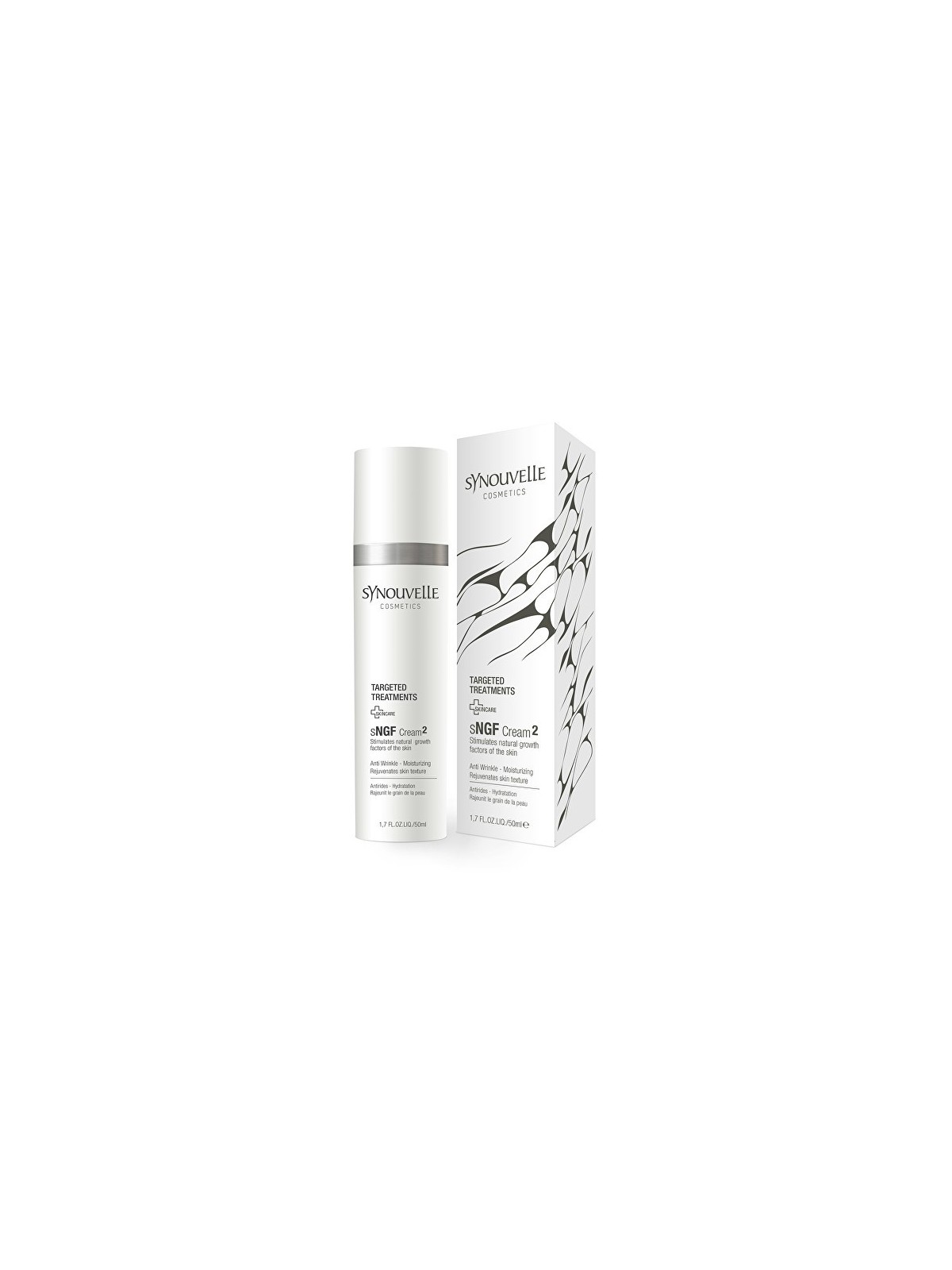 Synouvelle Cosmeceuticals Crema viso sNFG Cream2 per pelli secche e mature Crema idratante antirughe 50ml donna