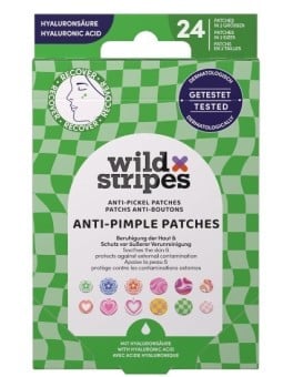 Wild Stripes Groovy Protect Cerotti idrocolloidali anti-acne con acido ialuronico Cerotti anti-brufoli 24 pezzi donna