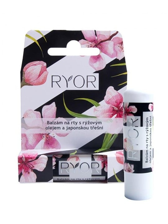 RYOR Balsamo labbra con olio di riso e ciliegia giapponese 4,5 g donna