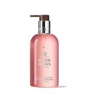 Molton Brown Sapone liquido per le mani al rabarbaro e rosa 300ml donna