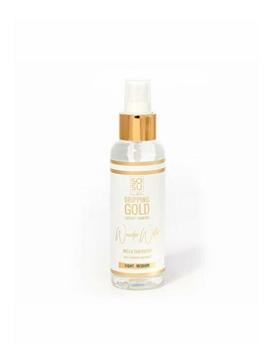 Dripping Gold Spray autoabbronzante per il viso Dripping Gold Wonder Water Light/Medium 100ml donna