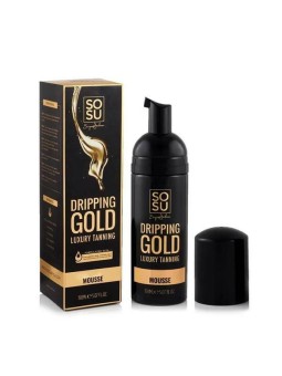 Dripping Gold Schiuma autoabbronzante Dark Dripping Gold Luxury Mousse 150ml donna