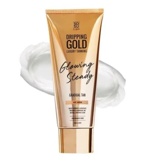 Dripping Gold Crema autoabbronzante Light/Medium Dripping Gold Glowing Steady Gradual Tan 200ml donna