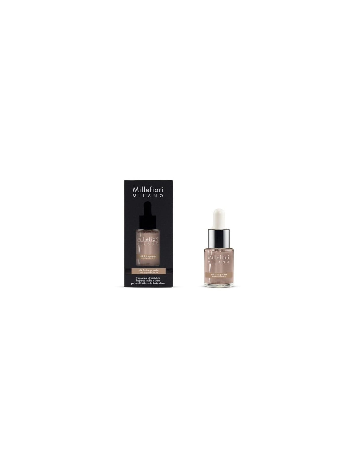 Millefiori Milano Olio aromatico Seta e polvere di riso 15ml unisex