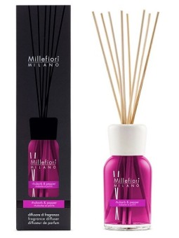 Millefiori Milano Diffusore di aromi Rabarbaro e Pepe Naturale 500ml unisex