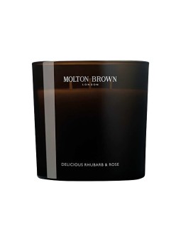 Molton Brown Deliziosa candela profumata al rabarbaro e alla rosa 600 g unisex