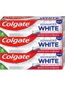 Colgate Dentifricio sbiancante Advanced White Baking Soda & Volcanic Ash Trio 3 x 75ml unisex