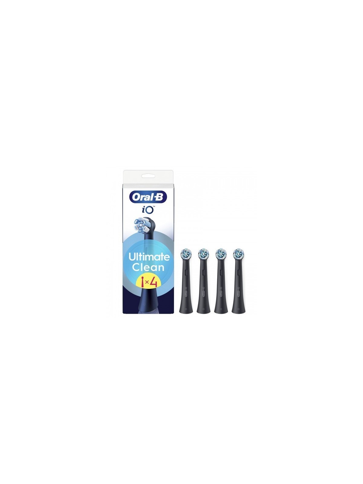 Oral B Testine IO Ultimate Clean Black 4 pezzi unisex