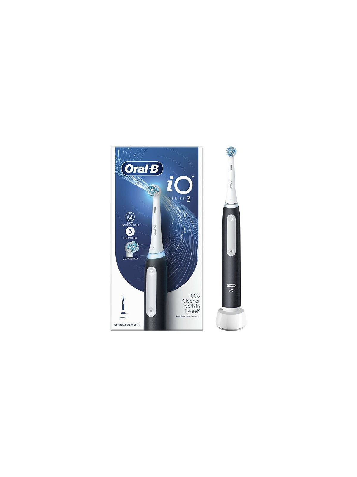 Oral B Spazzolino elettrico Serie iO 3 Nero unisex