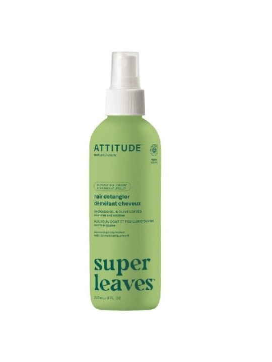 Attitude Spray districante naturale e nutriente per capelli Super Leaves Hair Detangler 240ml donna