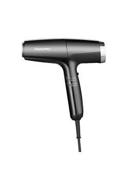 BaByliss PRO Asciugacapelli professionale ad alta velocità Falco nero e argento BAB8558BE donna