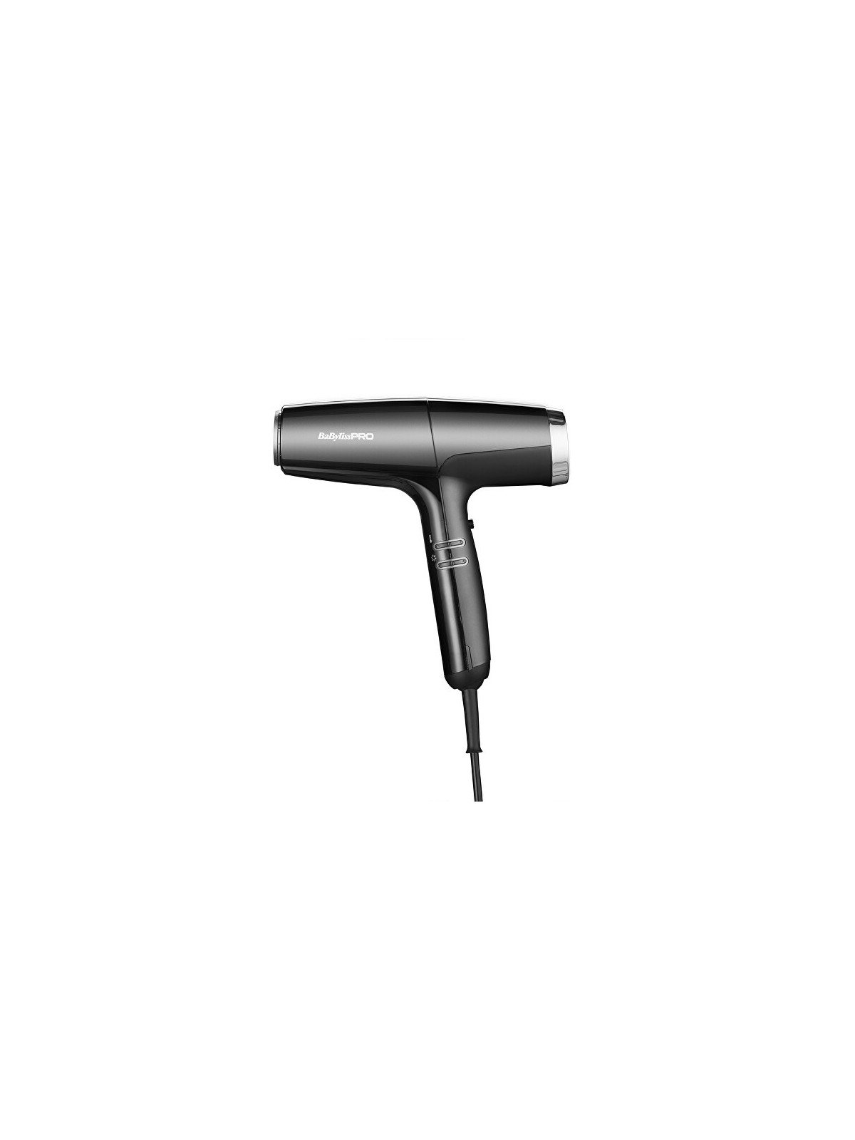 BaByliss PRO Asciugacapelli professionale ad alta velocità Falco nero e argento BAB8558BE donna