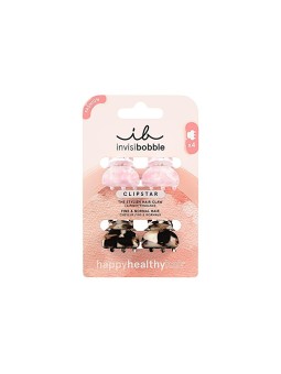 Invisibobble Fermaglio per capelli Clipstar Petit Four Nuovo 4 pezzi donna