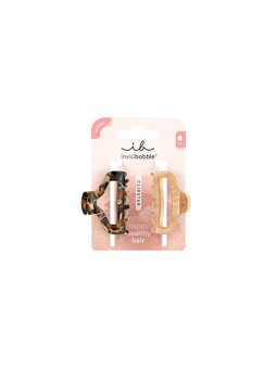Invisibobble Fermaglio per capelli Clipstar M Golden Roar 2 pezzi donna