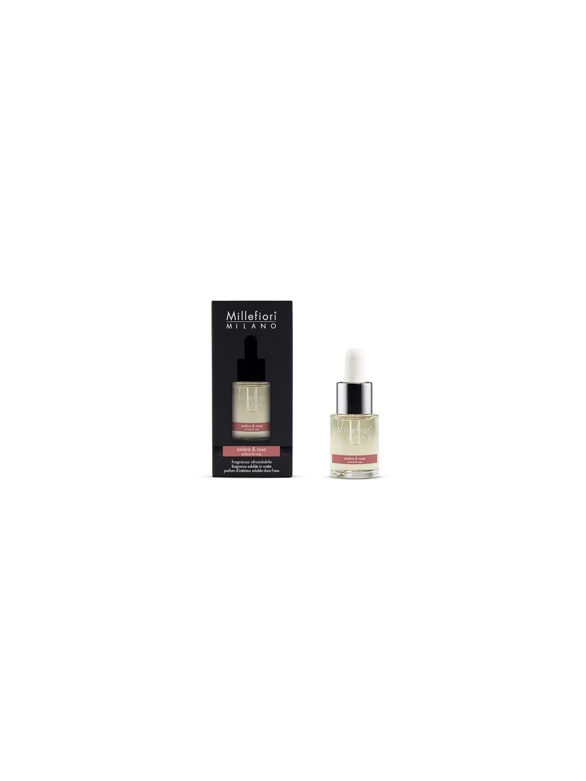 Millefiori Milano Olio aromatico Ambra e Rosa 15ml unisex