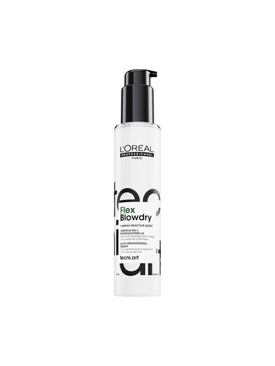 L'Oréal Professionnel Crema Fluidificante per Asciugatura Rapida Expert - Crema Memory Shape - Protezione dal Calore - Senza Ris