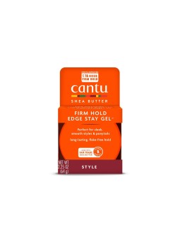 Cantu Shea Butter Firm Hold Edge Stay Gel gel per capelli per creare trecce perfette donna