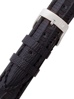 bracciale unisex Morellato A01U0856041019CR16 Black Lizard Watch Strap 16mm