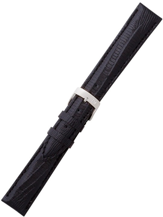 bracciale unisex Morellato A01U0856041019CR16 Black Lizard Watch Strap 16mm