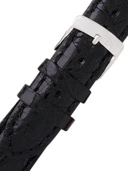 bracciale unisex Morellato A01U0518339019CR19 Black alligator Watch Strap 19mm
