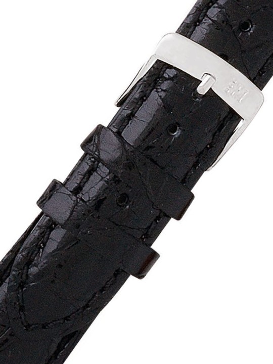 bracciale unisex Morellato A01U0518339019CR19 Black alligator Watch Strap 19mm