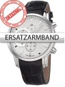 Bossart Replacement Strap Leather BW-1104 Brown Silver Clasp