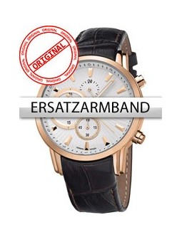 Bossart Replacement Strap Leather BW-1104 Brown Rose Clasp