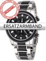 Perigaum Replacement Strap steel P-1312 Black-silver