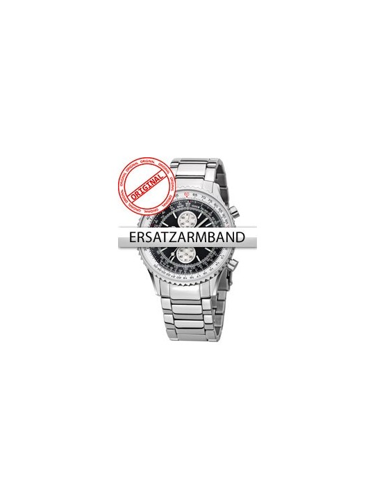 Perigaum Replacement Strap steel P-1310 Flightmaster Silver