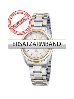Bossart Replacement Strap steel BW-1310 Ladies bicolor
