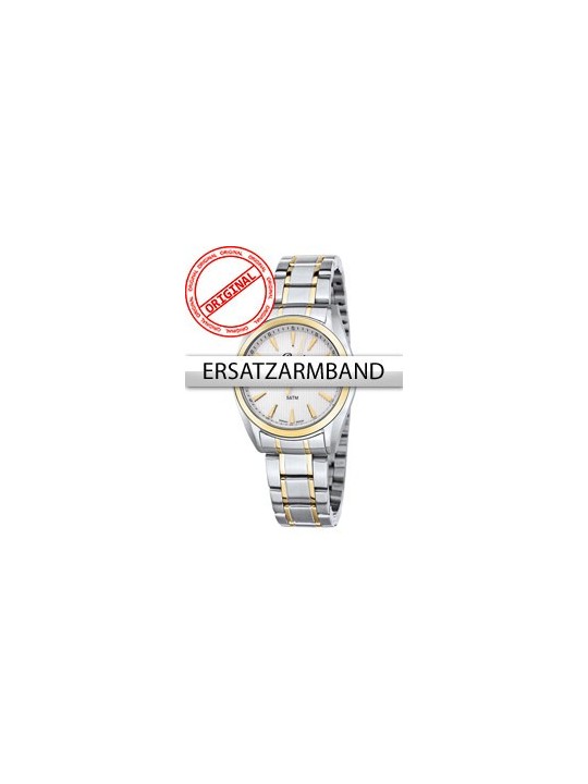 Bossart Replacement Strap steel BW-1310 Ladies bicolor