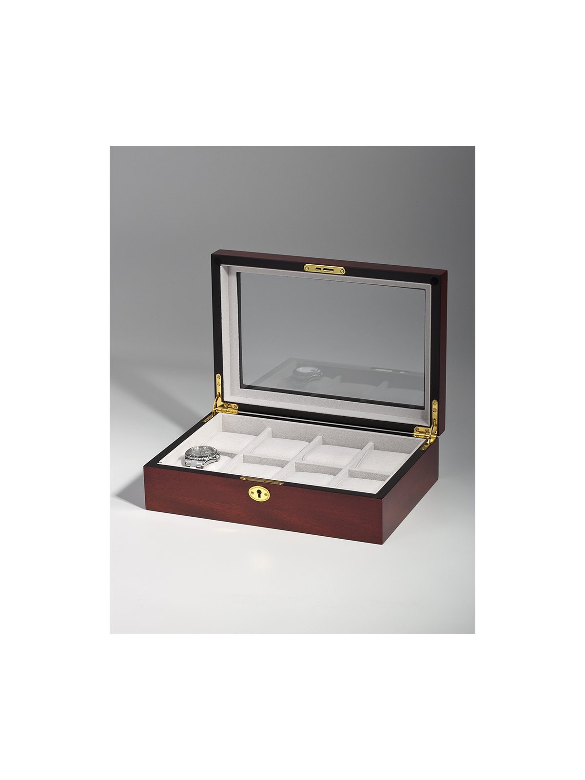 scatola orologio Rothenschild Watch Box RS-2105-8C for 8 Watches Cherry