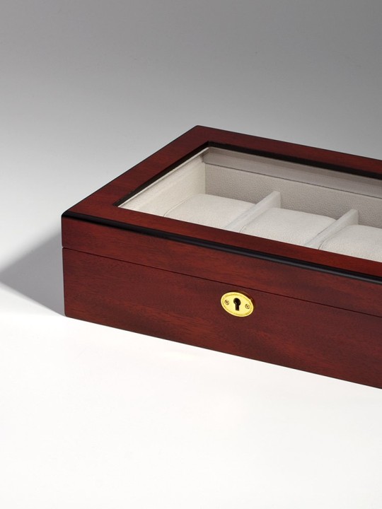 scatola orologio Rothenschild Watch Box RS-2105-8C for 8 Watches Cherry