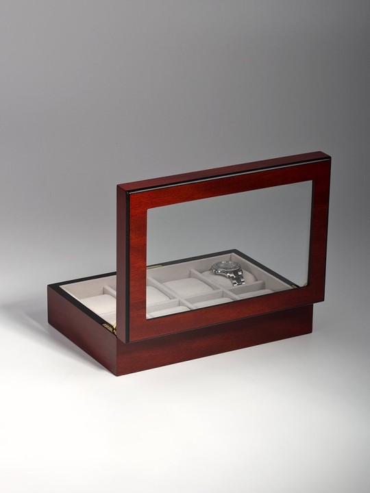 scatola orologio Rothenschild Watch Box RS-2105-8C for 8 Watches Cherry