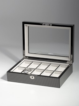 scatola orologio Rothenschild Watch Box RS-2071-10CA for 10 Watches carbon