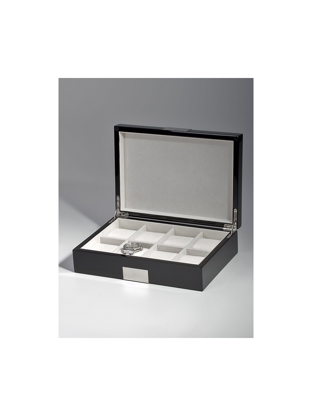 scatola orologio Rothenschild Watch Box RS-2022-8BL for 8 Watches Black