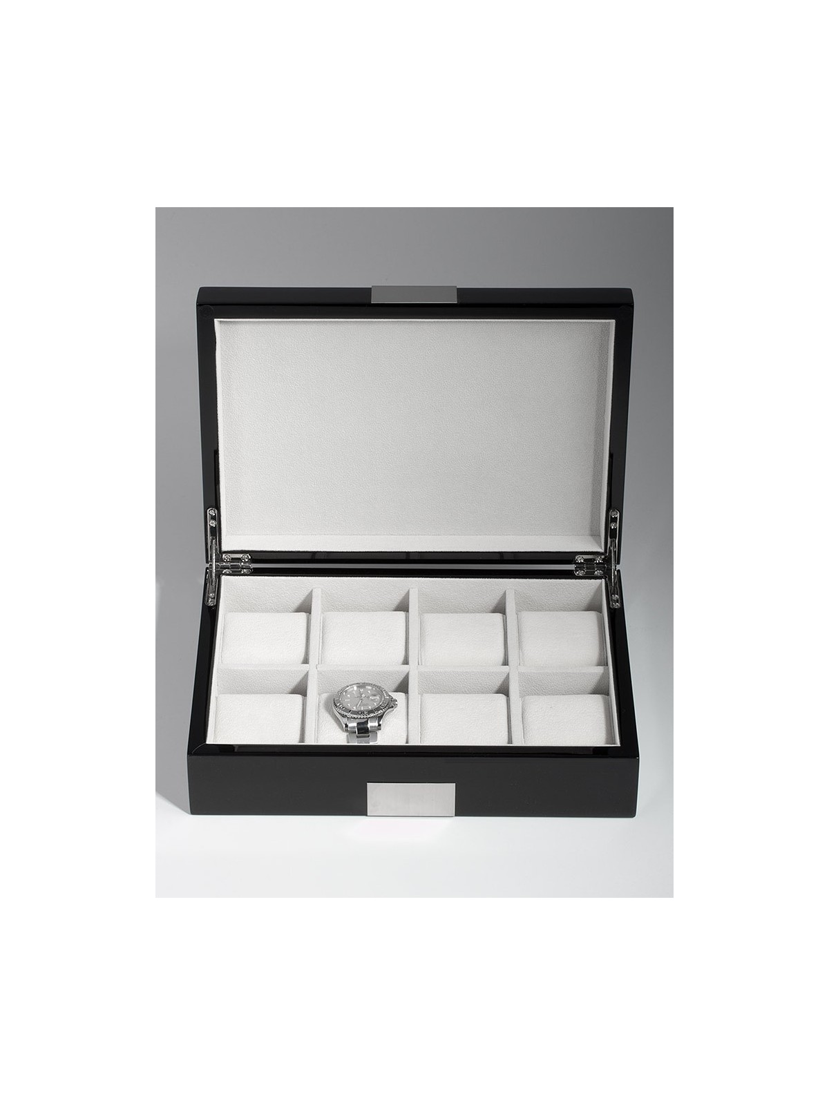 scatola orologio Rothenschild Watch Box RS-2022-8BL for 8 Watches Black