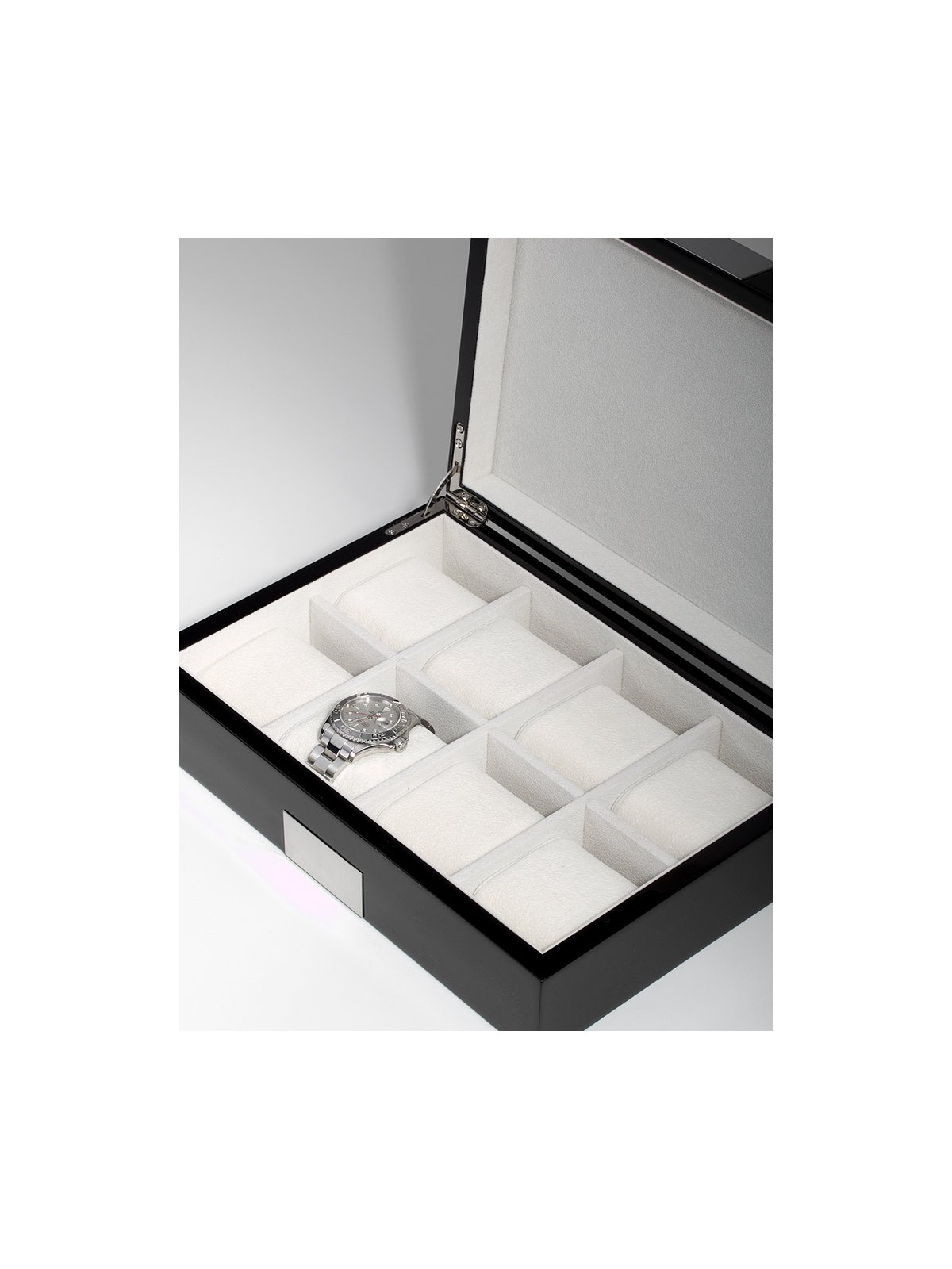 scatola orologio Rothenschild Watch Box RS-2022-8BL for 8 Watches Black