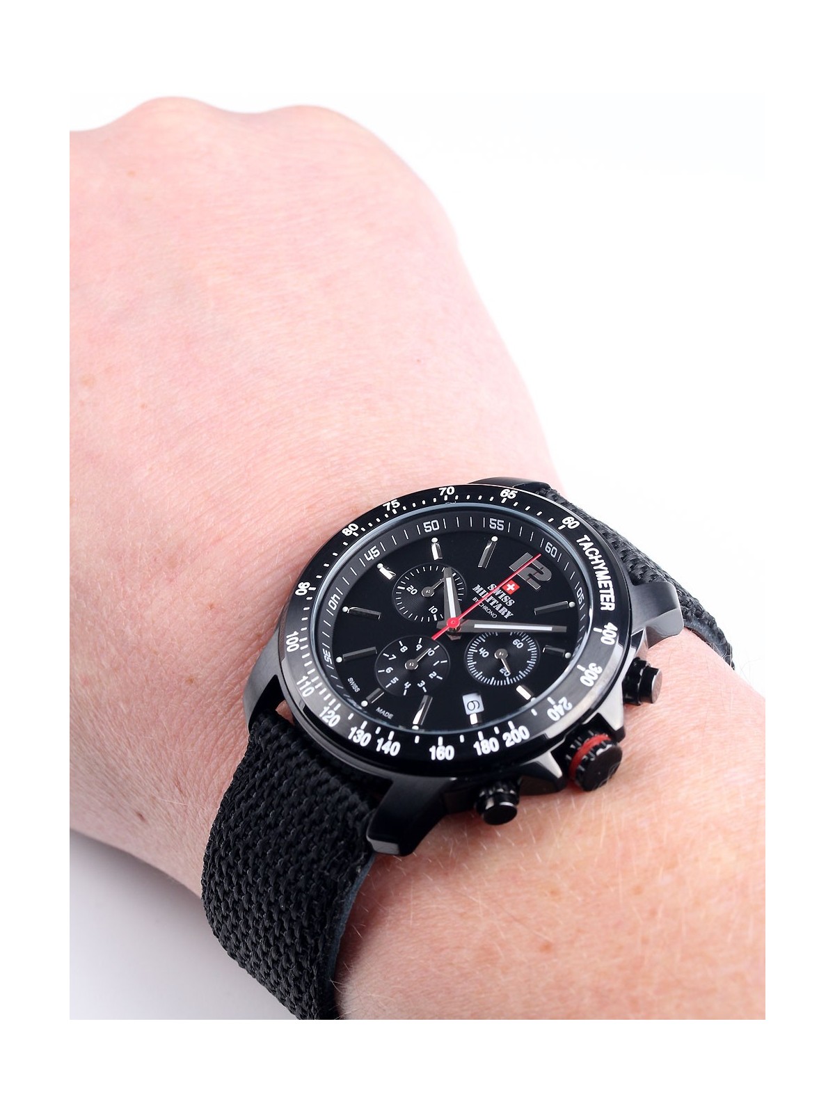 orologio uomo Swiss Military SM34033.06 Chronograph 42mm 10 ATM