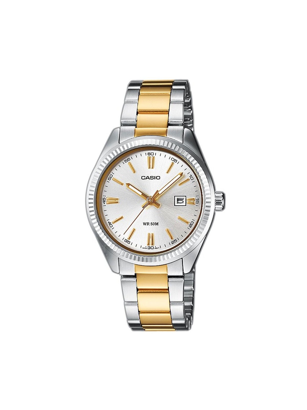 Orologio da Polso CASIO Steel&Gold - Date, Quartz