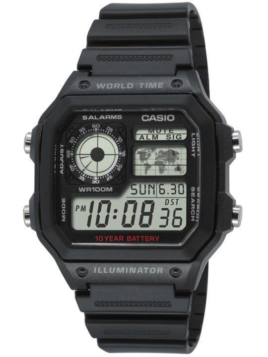 CASIO SPORT WORLD TIME ILLUMINATOR - Orologio Uomo