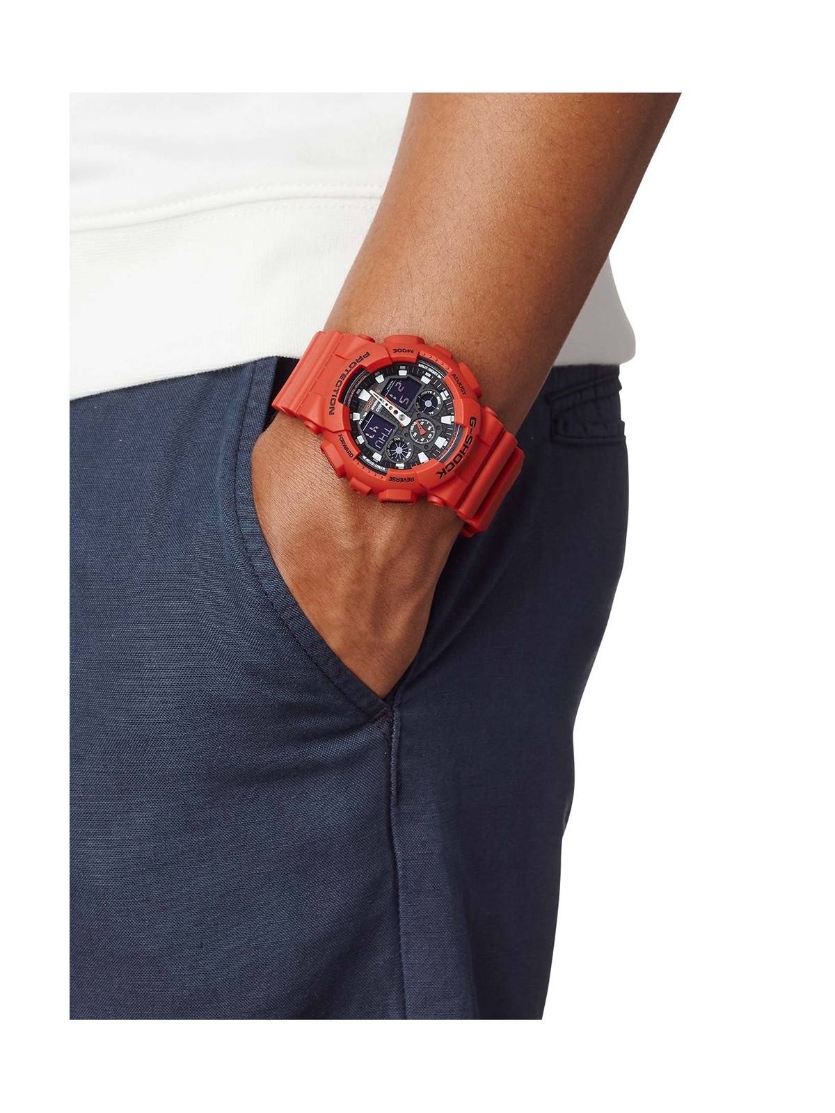 orologio uomo CASIO GA-100B-4AER G-SHOCK 51mm 20 ATM