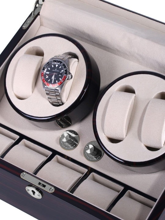 avvolgitore orologio Rothenschild Watch Winder for 4 + 5 Watches RS-1205-EB