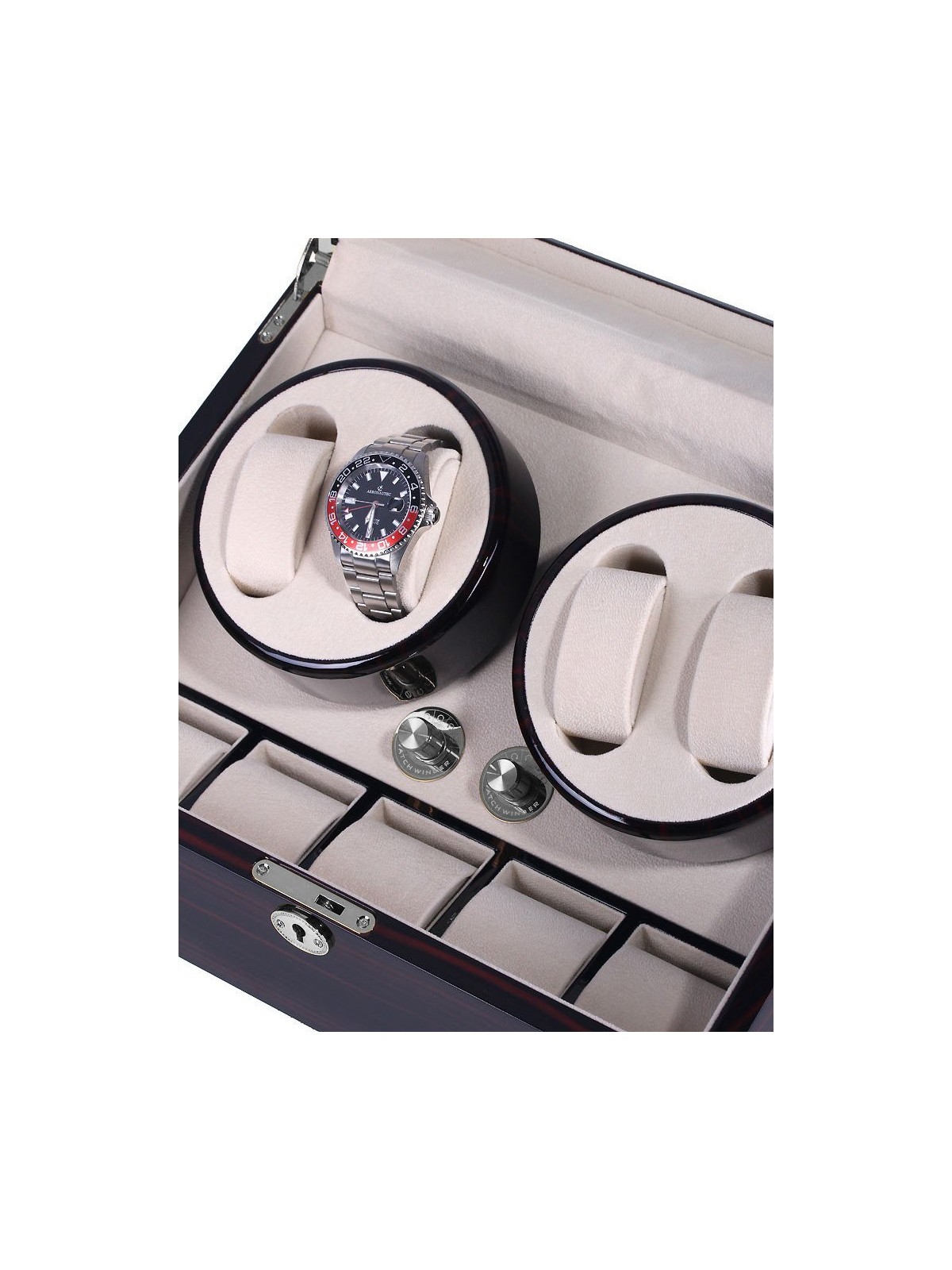 avvolgitore orologio Rothenschild Watch Winder for 4 + 5 Watches RS-1205-EB