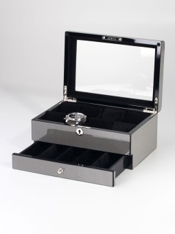 scatola orologio Rothenschild Watch Box RS-2268-8CA for 8 Watches carbon