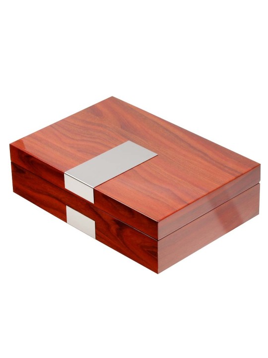 scatola orologio Rothenschild Watch Box RS-2022-8RO for 8 Watches Rosewood